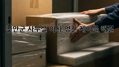 🚚 진안군 사무실 이사, 엉킨 케이블 해결! 🔌✨